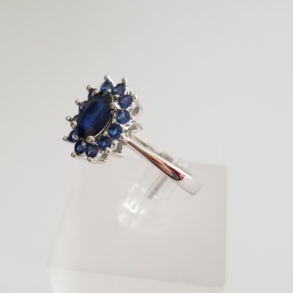 2ct TW Natural Sapphire Ring - Picture 4 of 8